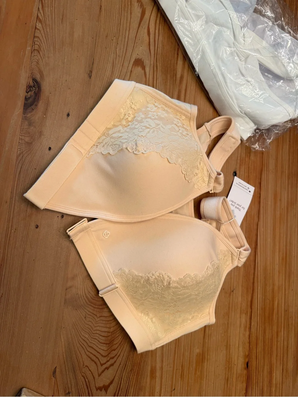 White Front hook Molded Bra Set of 2
